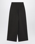 Lemaire LEMAIRE Wide brown wool-blend trousers