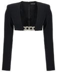 David Koma David Koma Top 3d Crystsal Chain And Square Neck