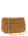 Self-Portrait Self-Portrait Raffia Bow Charm Shoulder Bag