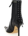 Mach & Mach Mach & Mach Crystalized Corset Ankle Boots