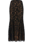 Self-Portrait Self-Portrait Black Lace Midi Skirt