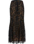 Self-Portrait Self-Portrait Black Lace Midi Skirt