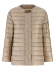 Herno Herno Leather Strap Down Jacket