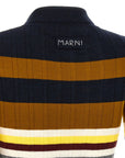 Marni Marni Ribbed Wool Polo Shirt