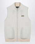 A.P.C. A.P.C. White fleece zipped waistcoat