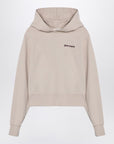Palm Angels Palm Angels Logo hoodie light beige