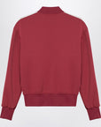 Palm Angels Palm Angels Earth Red zip sweatshirt with logo