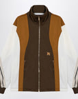 Palm Angels Palm Angels Sweatshirt over colour-block brown/ochre