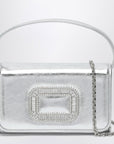 Roger Vivier ROGER VIVIER Silver leather Micro Pilgrim bag