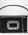 Roger Vivier ROGER VIVIER Black leather Micro Pilgrim bag