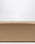 Roger Vivier ROGER VIVIER Beige satin Efflorescence clutch bag with buckle