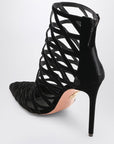 Aquazzura Aquazzura Black perforated décolleté with zip