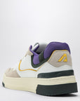 Autry AUTRY Low CLC white/purple/dark green sneaker