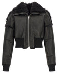 Rick Owens Rick Owens Flight Jkt Cropped Bomber Jacket