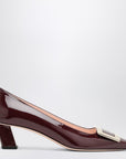 Roger Vivier ROGER VIVIER Belle Vivier patent leather bordeaux décolletés