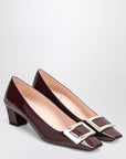 Roger Vivier ROGER VIVIER Belle Vivier patent leather bordeaux décolletés