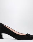 Roger Vivier ROGER VIVIER Belle Vivier black suede décolletés