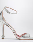 Roger Vivier ROGER VIVIER Silver sandal with jewelled heel