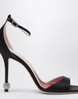 Roger Vivier ROGER VIVIER Black sandal with jewelled heel