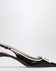 Roger Vivier ROGER VIVIER Viv'' Canard leather slingback décolleté
