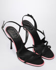 Roger Vivier ROGER VIVIER Black satin heeled sandals