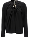 Lanvin Lanvin Metallic Detail Blouse