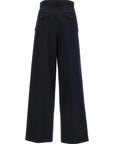 Lanvin Lanvin Loose Leg Front Pleat Pants
