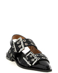 Ganni Ganni Black Feminine Buckle Slingback