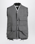 Maison Margiela Maison Margiela Vest Work in Progress grey in wool