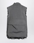 Maison Margiela Maison Margiela Vest Work in Progress grey in wool