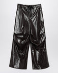 MM6 Maison Margiela MM6 Maison Margiela Shiny burgundy wide trousers