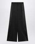 MM6 Maison Margiela MM6 Maison Margiela Black satin palazzo pants