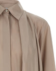 Loewe Loewe Silk Draped Shirt