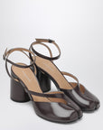 Maison Margiela Maison Margiela Brown Tabi sandals in brushed leather