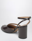 Maison Margiela Maison Margiela Brown Tabi sandals in brushed leather
