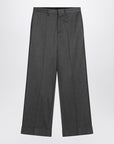 MM6 Maison Margiela MM6 Maison Margiela Wide grey wool-blend trousers