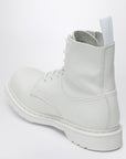 MM6 Maison Margiela MM6 Maison Margiela White lace-up boot MM6 X Dr. Martens