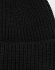 Destin Destin Black wool and cashmere beanie