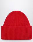Destin Destin Red wool and cashmere beanie