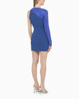 David Koma David Koma Blue one-shoulder dress