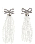 Self-Portrait Self-Portrait Bow Beaded Waterfall Earrings