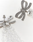 Self-Portrait Self-Portrait Bow Beaded Waterfall Earrings