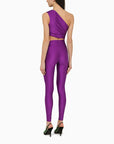 The Andamane THE ANDAMANE Purple symmetrical close-fitting jumpsuit