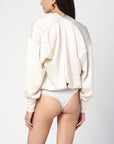 The Andamane THE ANDAMANE Sylvia milk-white bodysuit