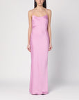 The Andamane THE ANDAMANE Peony colour dress with back draping