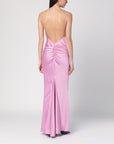 The Andamane THE ANDAMANE Peony colour dress with back draping