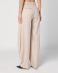 The Andamane THE ANDAMANE Wide sand-coloured pants