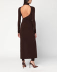 The Andamane THE ANDAMANE Tessa jumpsuit in brown jersey