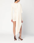 The Andamane THE ANDAMANE Xenia ivory mini dress