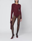 The Andamane THE ANDAMANE Xenia rouge noir bodysuit